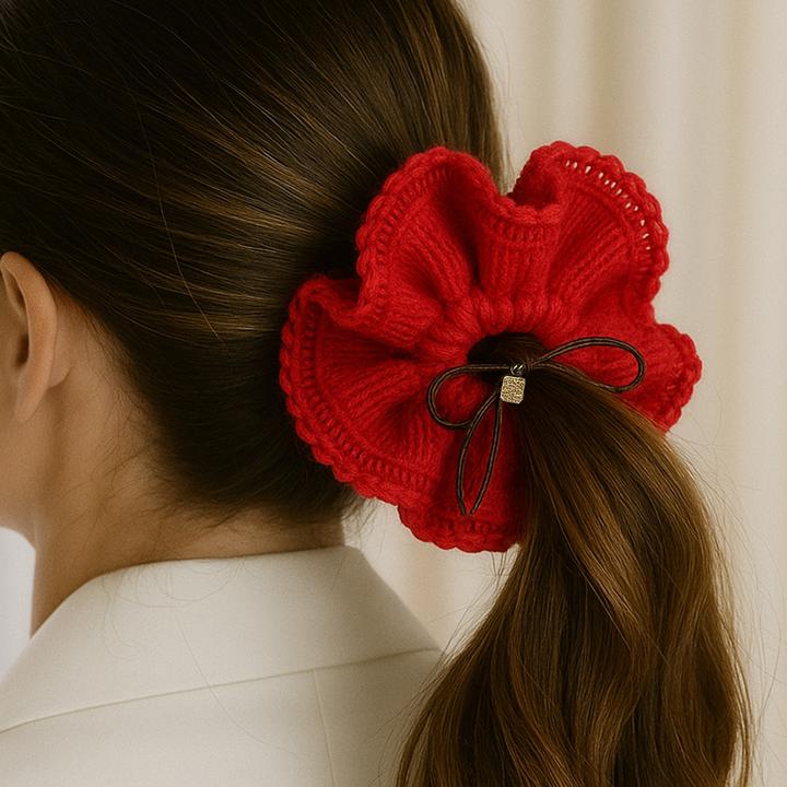 Image du produit Avizar Haargummi mit gestricktem Muster Cornelia (Élastiques à cheveux)