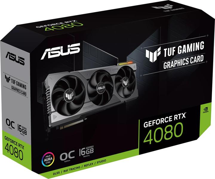 Actual product image ASUS GeForce TUF Gaming RTX 4080 OC Edition (16 GB)