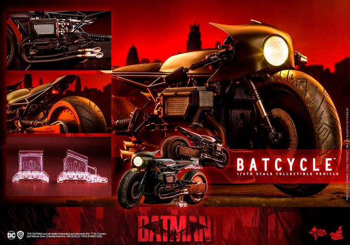 Actual product image Hot Toys The Batman Véhicule Movie Masterpiece 1/6 Batcycle 42 cm