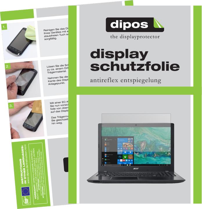 Produktbild Dipos Displayschutzfolie Antireflex (2 Stück, Aspire E 15 Start)