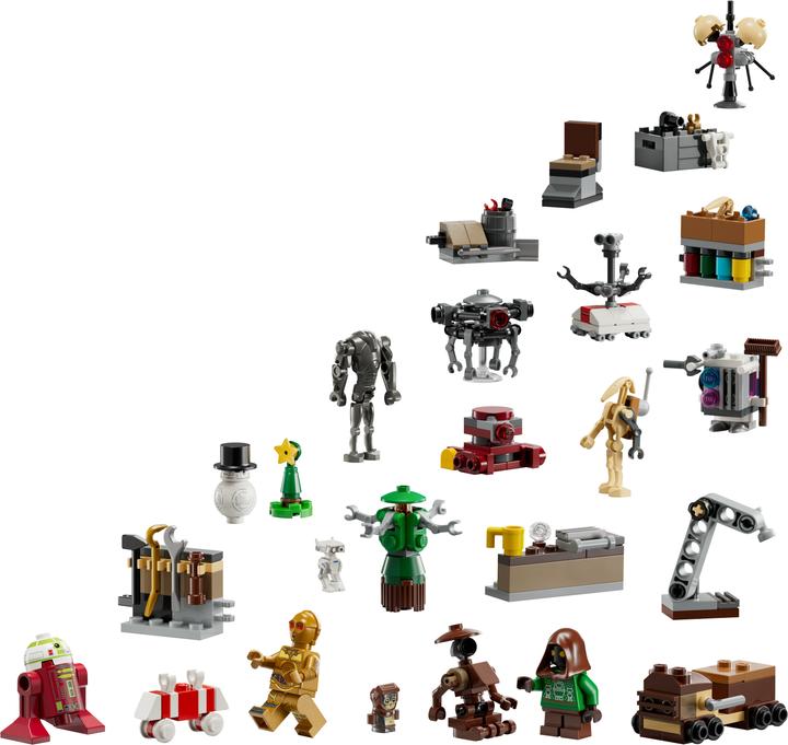 Actual product image LEGO Advent Calendar 2025 (LEGO Star Wars, 75418)