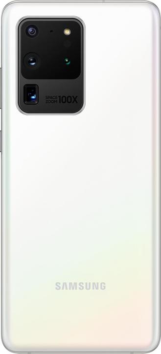 Produktbild Samsung Galaxy S20 Ultra 5G EU (128 GB, Cloud White, 6.90", Hybrid Dual SIM + eSIM, 5G)