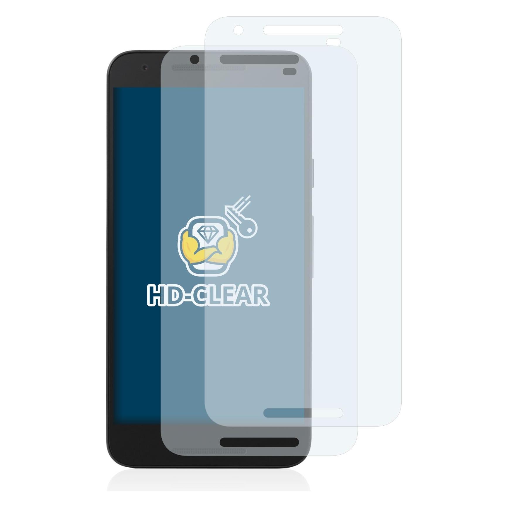 Brotect Pellicola Protettiva Trasparente Per Google/LG Nexus 5X (2 Pezzi) - Anti Graffio E Anti Impronta - Made In Germany - 4