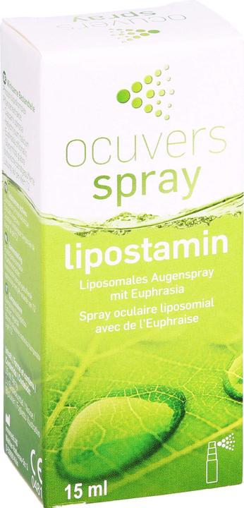 Actual product image Innomedis Ocuvers Spray lipostamin Augenspray, 15 ml Lösung (15 ml, 15 ml solution, Ocuvers Spray lipostamine eye spray)