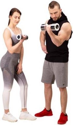 Actual product image HMS Chrome dumbbells CHD10 2 pcs. (2 x 10 kg)