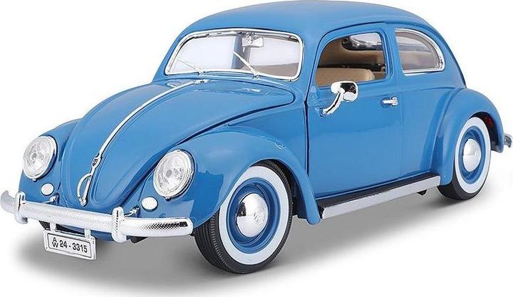 Actual product image Bburago 18-12029 1:18 VOLKSWAGEN KAFERT-BEETLE BLUE (4)