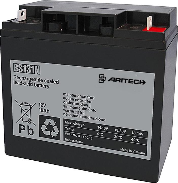 Produktbild Aritech Battery 12 V, 18 Ah 2PK (12 V, 18 Ah)