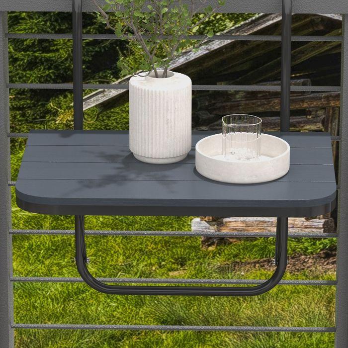 Image du produit Swisshandel24 Table de balcon à suspendre (60 cm)