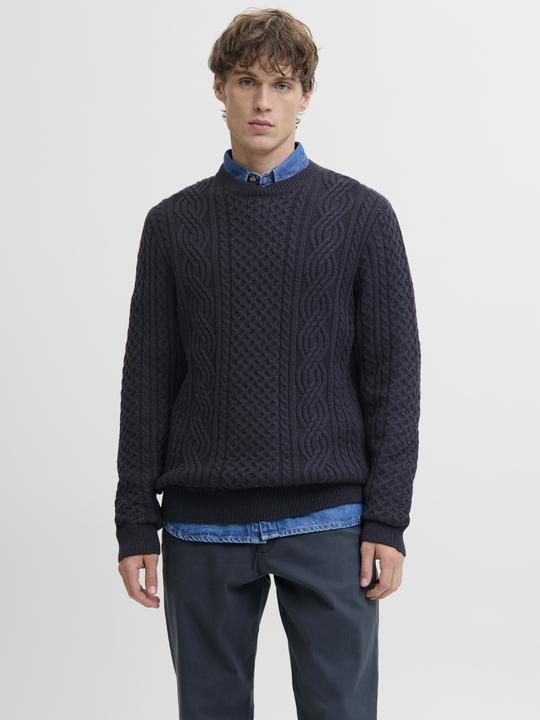 Actual product image Jack & Jones Jprblusean Knit Cable Crew Neck Sn (L)