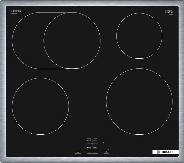 Produktbild Bosch Hausgeräte Built-in cooker set, HEA513BS4 + NIF645CB5E, Built-in cooker, Induction hob, HND415LS62