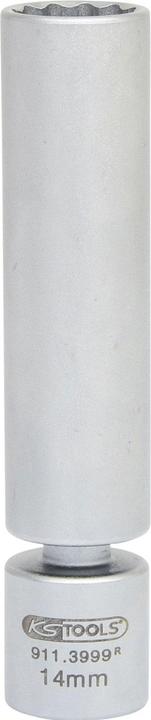 Produktbild KS Tools 3/8 Spezial-Zündkerzen-Stecknuss mit Gelenk. 14mm