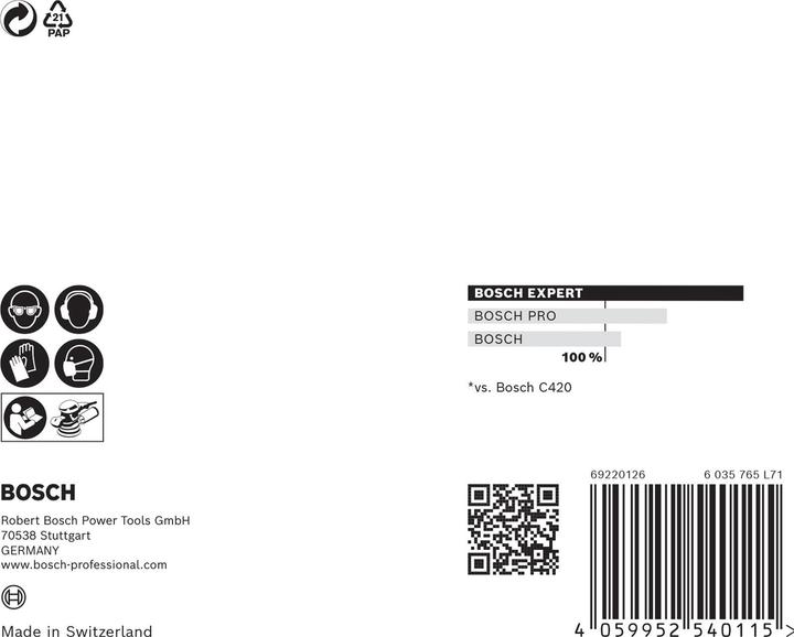 Actual product image Bosch Professional Zubehör Expert M480 (120)