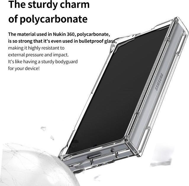 Actual product image GCS case Nukin 360 Sam Z Fold6 przeźroczysty/clear AR20-02029A (Samsung Galaxy Z Fold6)