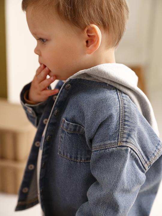 Immagine prodotto Vertbaudet Baby Jeanshemd mit Kapuze (86)
