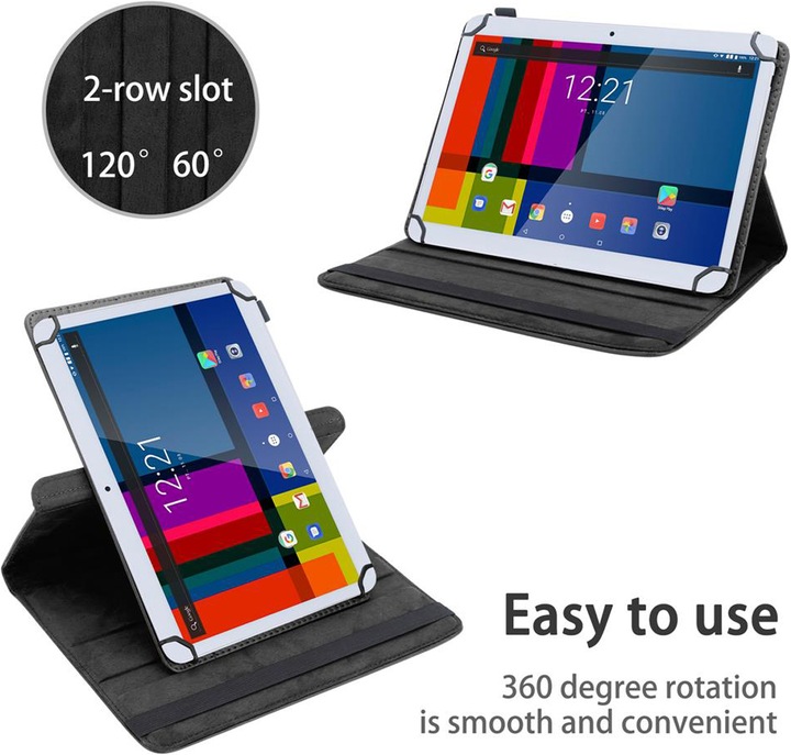 Productafbeelding Cadorabo Tablethoes Universeel 360 (Goclever Quantum 3 960)