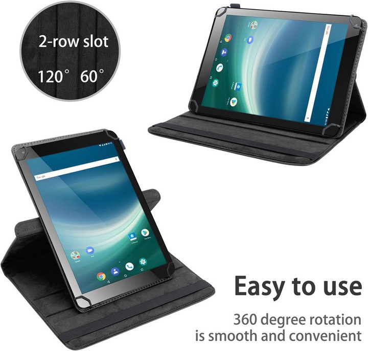 Productafbeelding Cadorabo Tablethoes Universeel 360 (Odys NoteTab Pro)