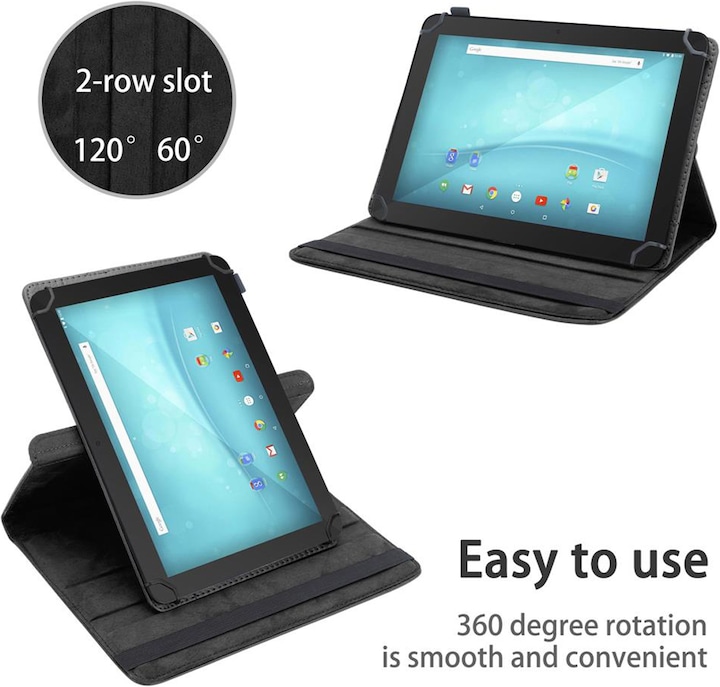 Productafbeelding Cadorabo Tablethoes Universeel 360 (Surftab Breeze 10.1 quad)