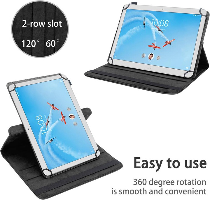 Productafbeelding Cadorabo Tablethoes Universeel 360 (Tab P10)