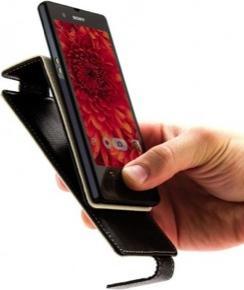 Actual product image Proporta Gecko Flipcase for iPhone 6 / Galaxy S4 Black (Apple iPhone 6, Samsung Galaxy S4)
