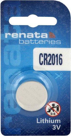 Renata CR2016 (1 Stk., CR2016, 90 mAh)