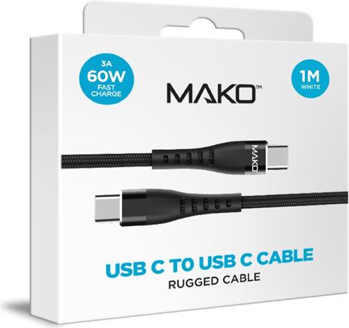 Produktbild Mako USB C — USB C (1 m, USB 2.0, 60 W)