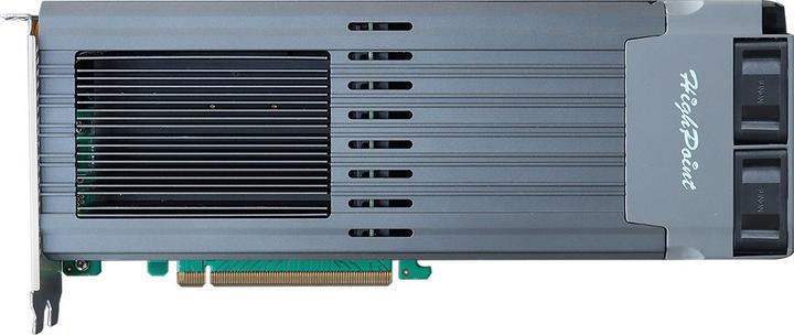 Produktbild HighPoint RAID-Controller SSD7749M PCI-Ex16v4 - 8x M.2 NVMe
