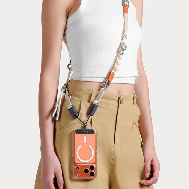 Image du produit Ulanzi YF01 Camera & Smartphone Strap w/ USB-Cable - Orange (Sangle d'épaule)
