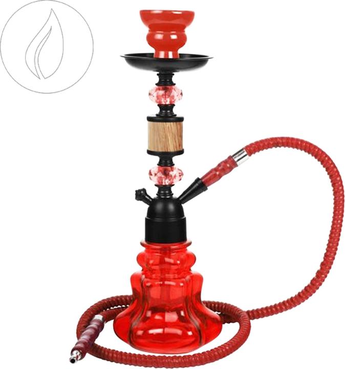 Moosmayr Shisha Woody Rot 35cm 1x Anschl. (35 cm)