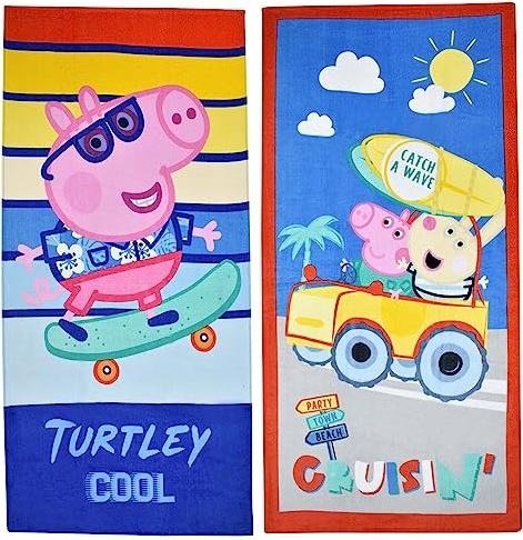 Actual product image Peppa Pig beach towel (140 x 70 cm)