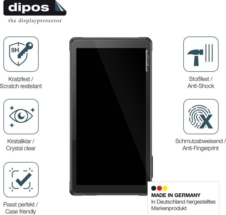 Actual product image Dipos Anti-Shock Screen Protector Clear