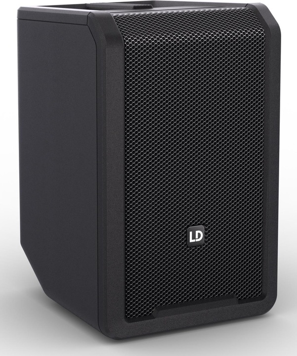 Produktbild LD Systems ANNY® 8 - Tragbarer Bluetooth® PA-Lautsprecher mit Akku und Mixer, Stage Black (Aktiv, 1x 80 W)