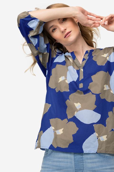 Actual product image Laurasøn Bluse, Blüten Print, 3/4-Ärmel (M)