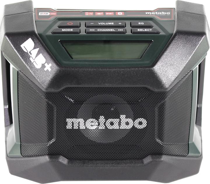 Metabo R 12-18 DAB+ BT Battery construction site radio 12-18 V DAB+ + 1x LiHD battery 4.0 Ah + charger (AM, DAB+, FM, Bluetooth)