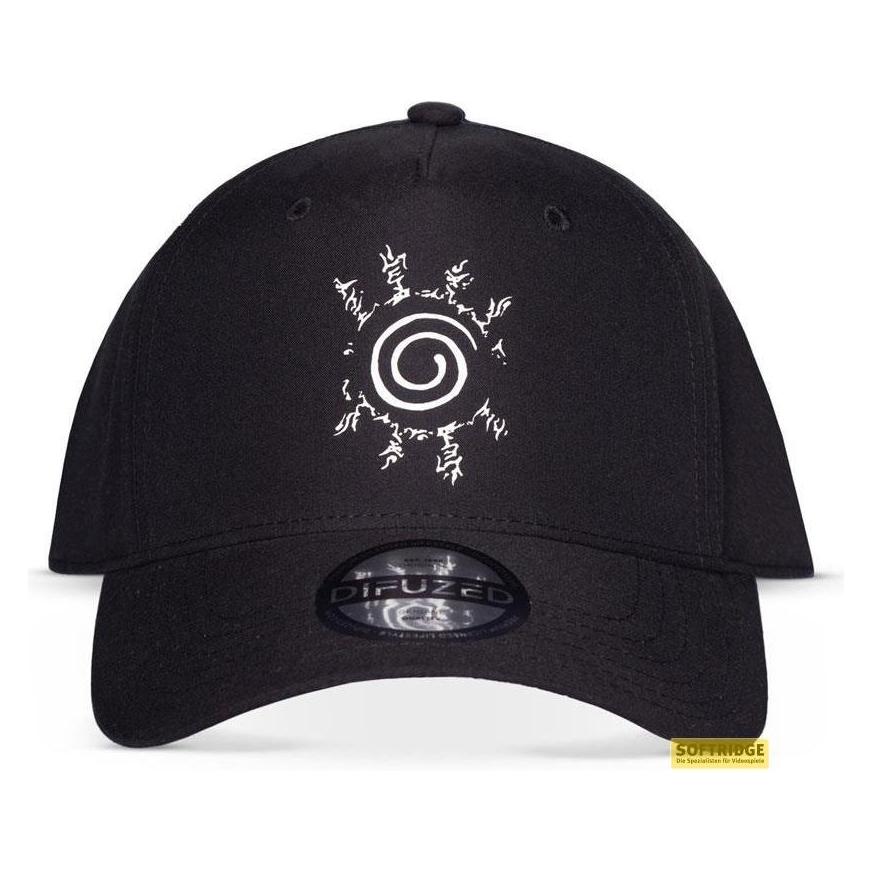 Difuzed, Herren, Cap, Naruto Shippuden - Symbole - Casquette Ajustable Homme, Schwarz, (One Size)