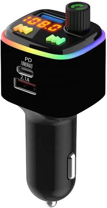 Produktbild PhoneLook Bluetooth 5.0 USB-Ladegerät 18W Zigarettenanzünder und FM-Transmitter Quick Charge