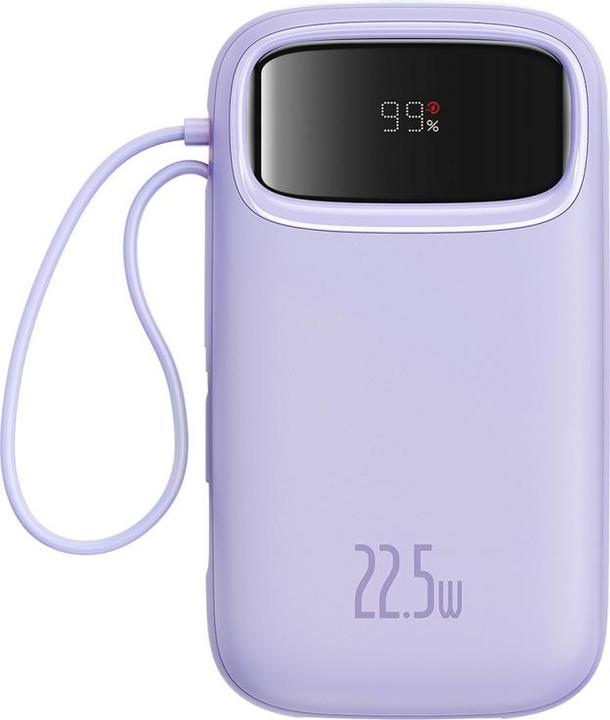 Produktbild Baseus Powerbank Qpow Pro+, 10000mAh, 22.5W, QC + PD, Purple (10000 mAh, 22.50 W)