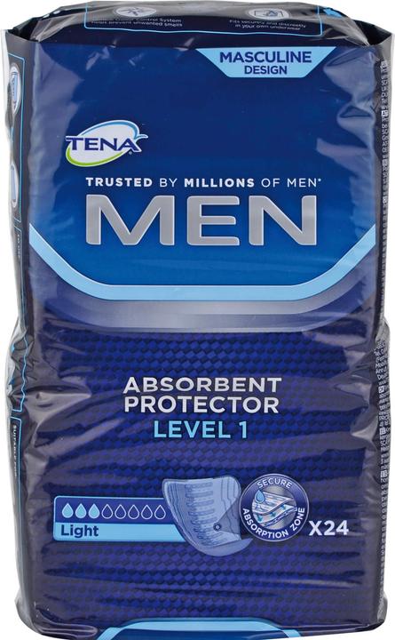Tena MEN pads for bladder incontinence level 1 (24x, Regular)