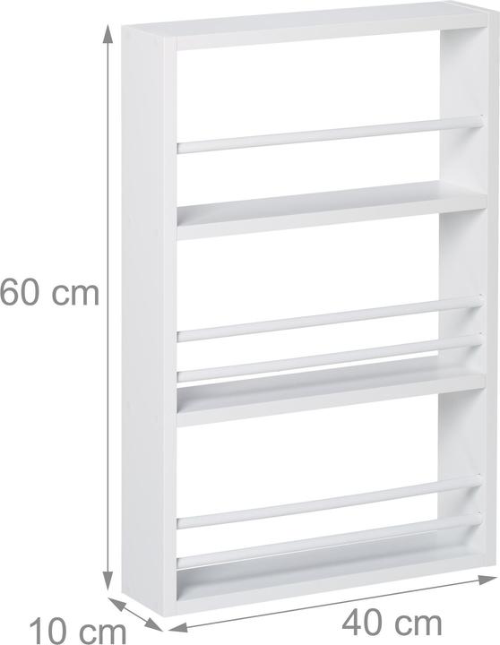 Produktbild Relaxdays Bücherregal (40 x 10 x 60 cm)