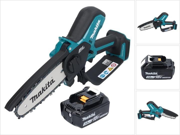 Actual product image Makita DUC 150 F Cordless chainsaw 18 V 15 cm brushless + 1x battery 3.0 Ah - without charger (Battery chain saw)
