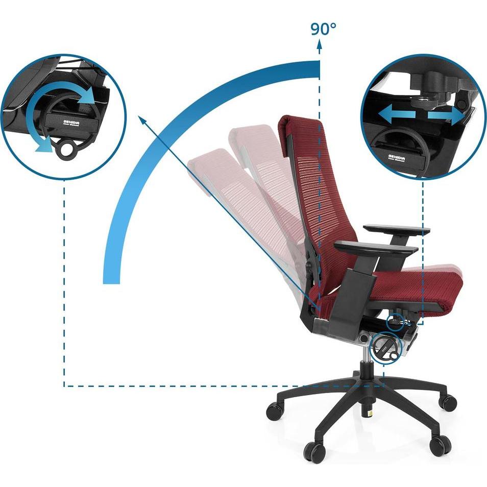 Thumbnail - Hjh Office, Bürostuhl, Genidia Smart Black