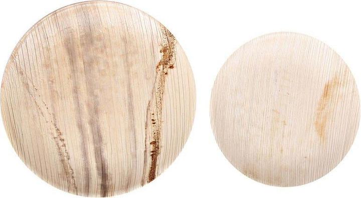 Actual product image Naturestar Organic plate round palm leaf (100 x)