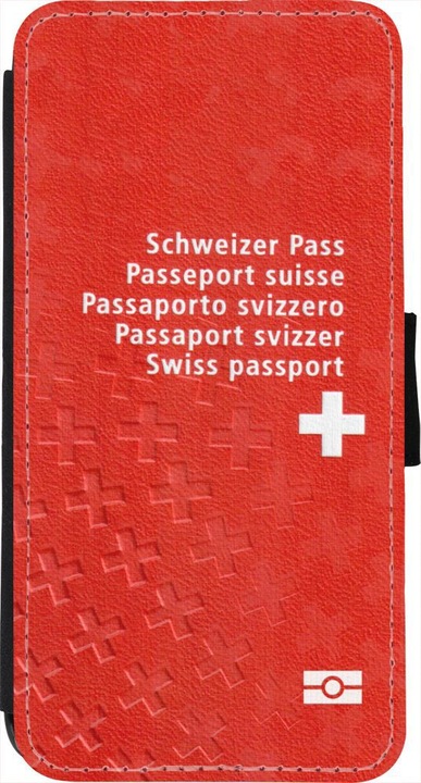 Actual product image PhoneLook Cover Wallet black Swiss Passport (Apple iPhone 7)