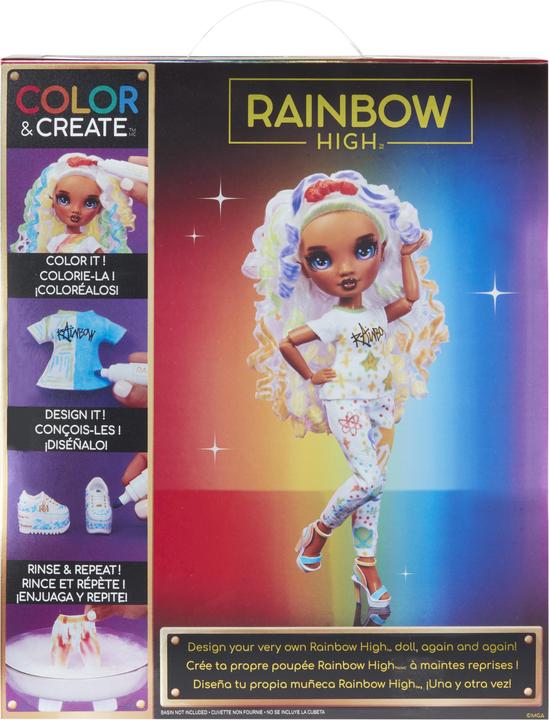 Actual product image MGA Rainbow High Color & Create- Lila