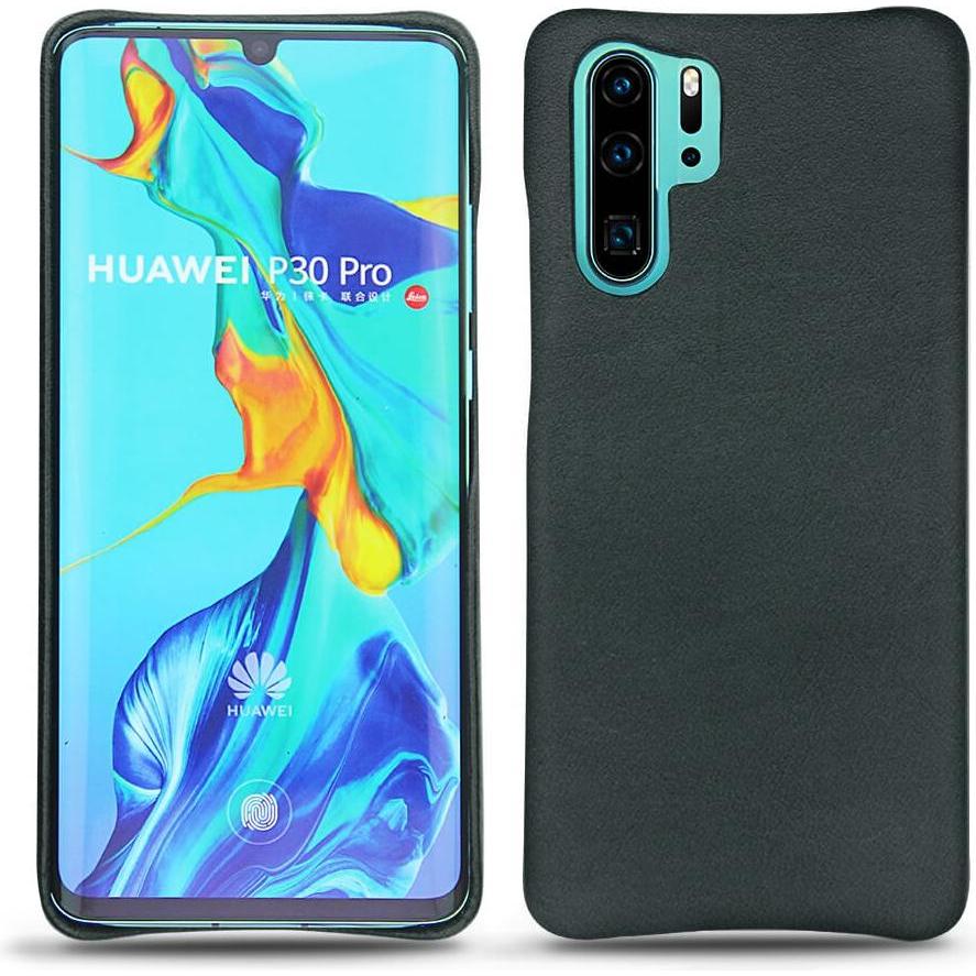 Noreve Lederschutzhülle (Huawei P30 Pro), Smartphone Hülle, Blau