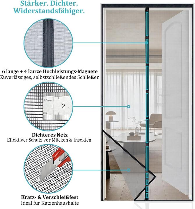 Produktbild Apalus Fliegengitter (100 x 210 cm)