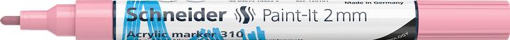 Valeurs nutritives et ingrédients Schneider Marqueur acrylique Paint-It 310 2mm rose pastel (1x)