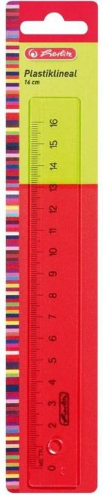 Immagine prodotto Herlitz 8700601 Righello da scrivania in plastica (e) (16 cm, Materiale sintetico)