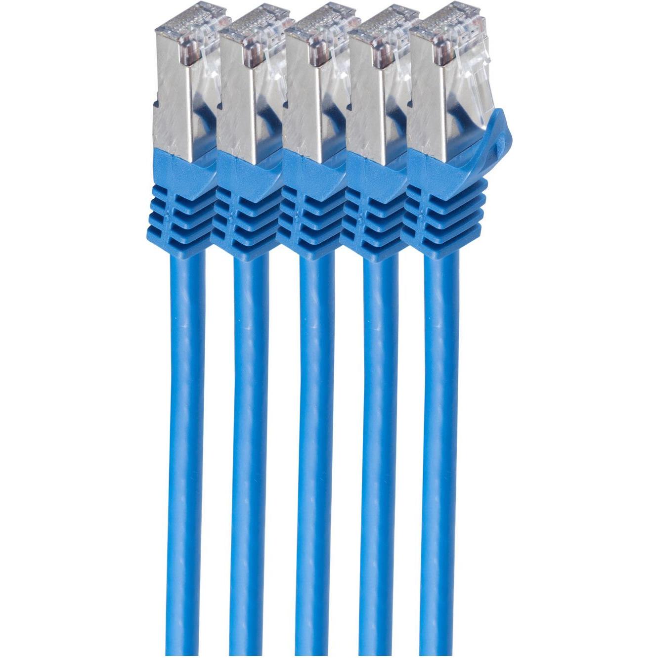 Shiverpeaks BS75515-B-SET5. Kabellänge: 5 m, Kabelstandard:Cat.7 Rohkabel, Kabelschirmung: S/FTP (S-STP), Anschl (S/FTP,...
