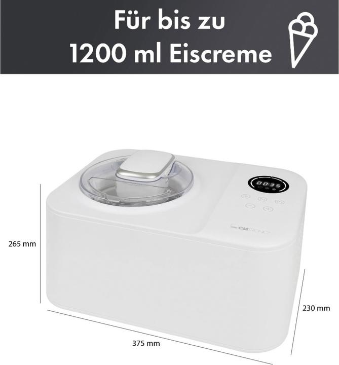 Produktbild Clatronic Clat Eismaschine ICM 3784