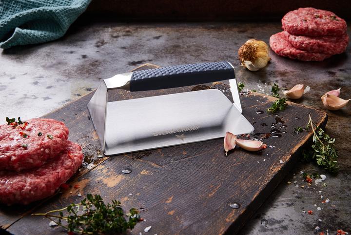 Actual product image Steakchamp Presse à burger XXL avec poignée en plastique